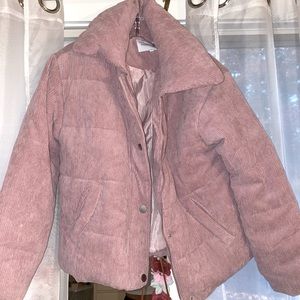 Corduroy puffer